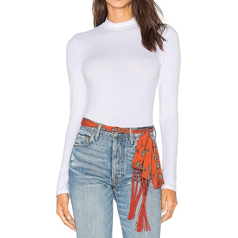 Only Hearts So Fine thong Bodysuit in White